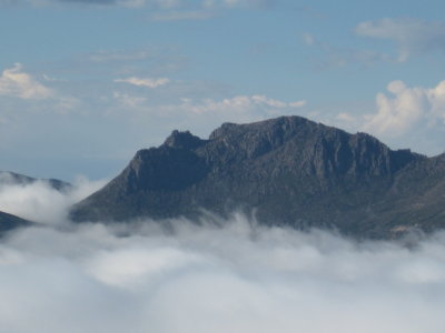 Mount Ossa from Mount Oakleigh pinnacles