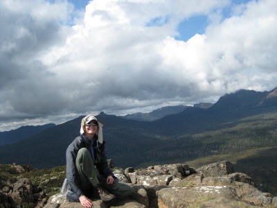 Self timer on Mount Oakleigh pinnacles