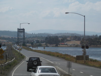 The outskirts of Hobart