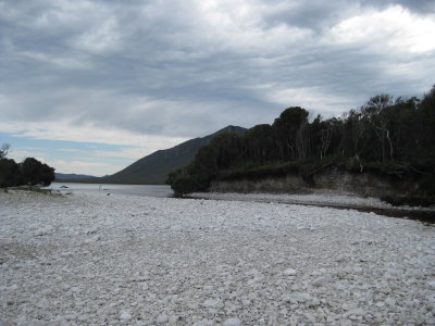 Outlet from Freney Lagoon