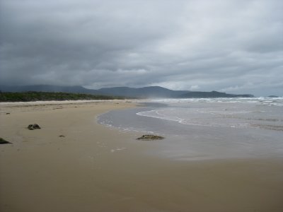 Prion Beach from Grotto Creek
