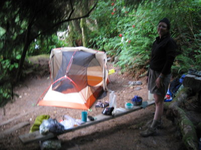 Our Thrasher Cove camp