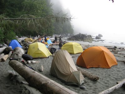 Main Thrasher Cove camp