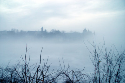 fog over trinity