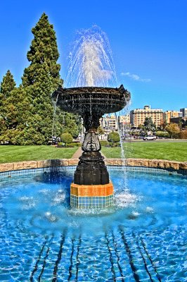Legislature Fountain -HDR Image