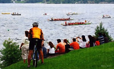 Watching The Dragonboat Races