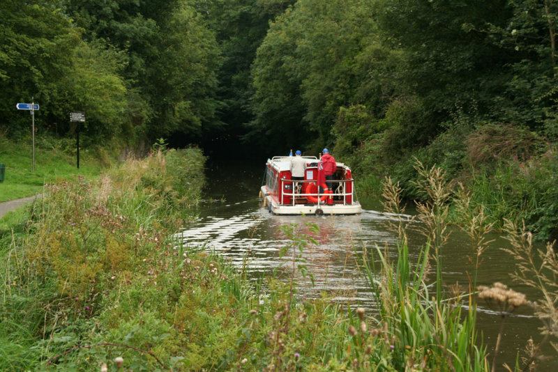 Union Canal - going underground
