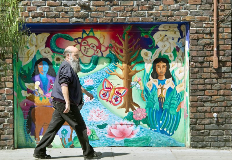 Man and Mural