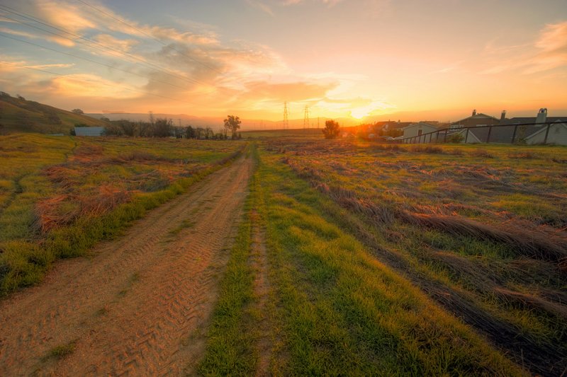 Sunset on Ranchland