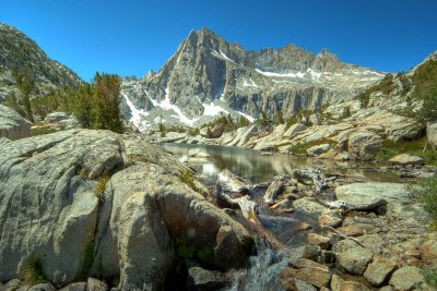 Picture Peak from the outlet of Midnight Lake