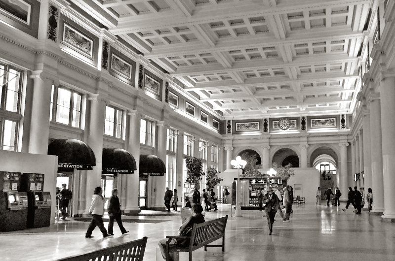 Inside the Waterfront Station