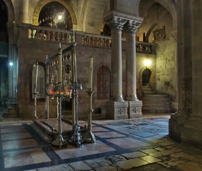 Where Jesus laid after Crucifixion