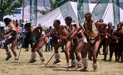 Traditional Botswana Dance-The Guys-Morija Fest