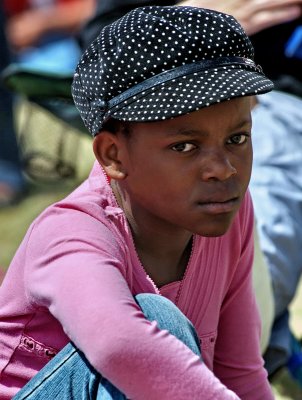 Young Lady Watching Events-Morija Fest