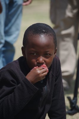 Young Man watching Events-Morija Fest