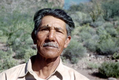 Mexican Man in Mulege Baja California 1960