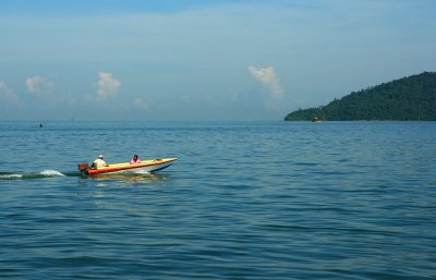 Boat. to Gaya Island Sabah