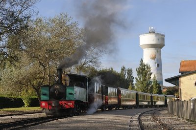 Steam train in Le Crotoy - Fr