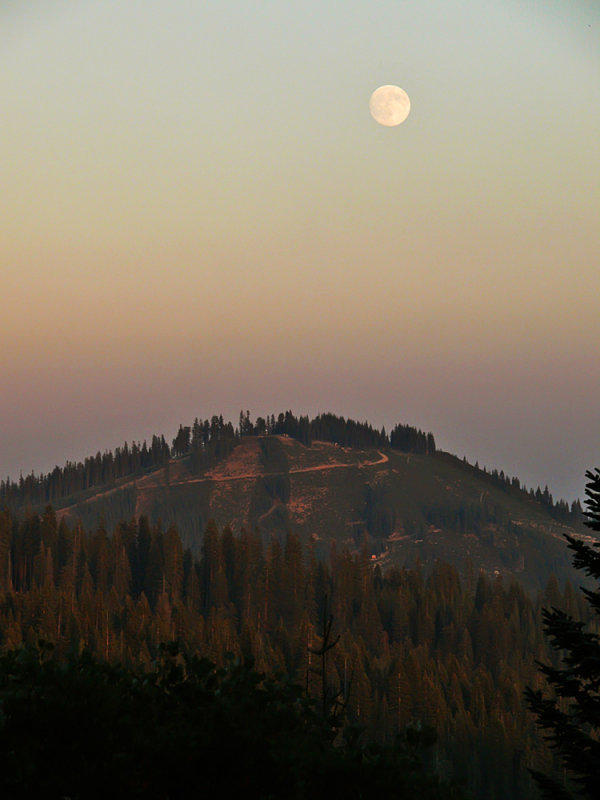 Moonrise near Mount Shasta, California, 2008
