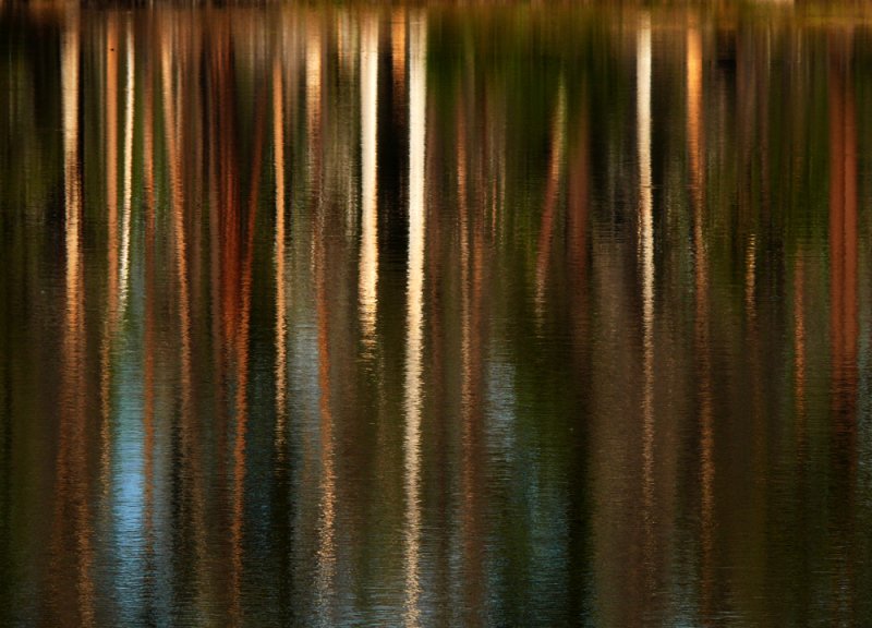 Reflection, Manzanita Lake, Lassen Volcanic National Park, California, 2008