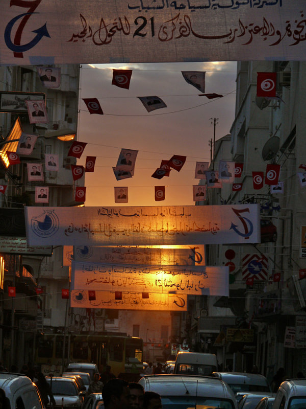 Street scene, Tunis, Tunisia, 2008
