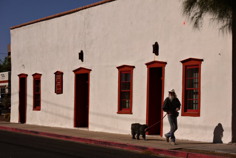 Morning walk, The Presidio District, Tucson, Arizona, 2009