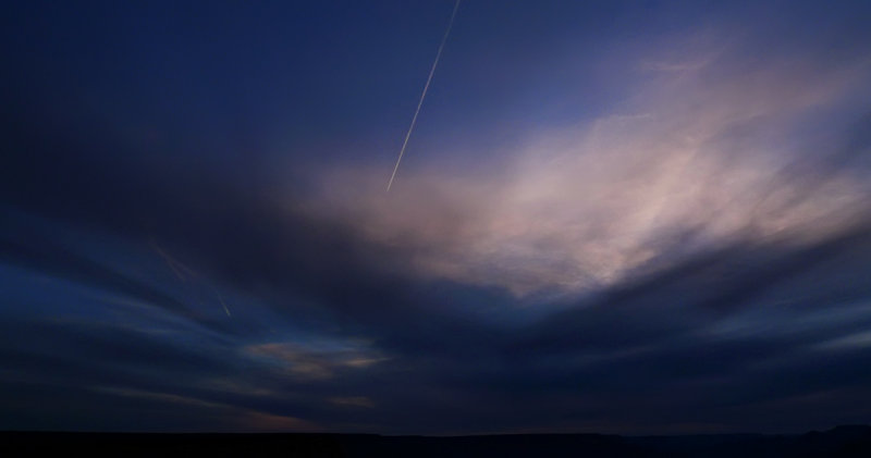 Contrails, Grand Canyon National Park, Arizona, 2009