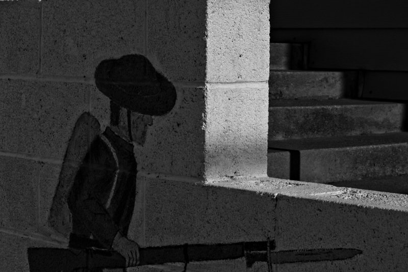 The nature of war, American Legion Post, Kingman, Arizona, 2009