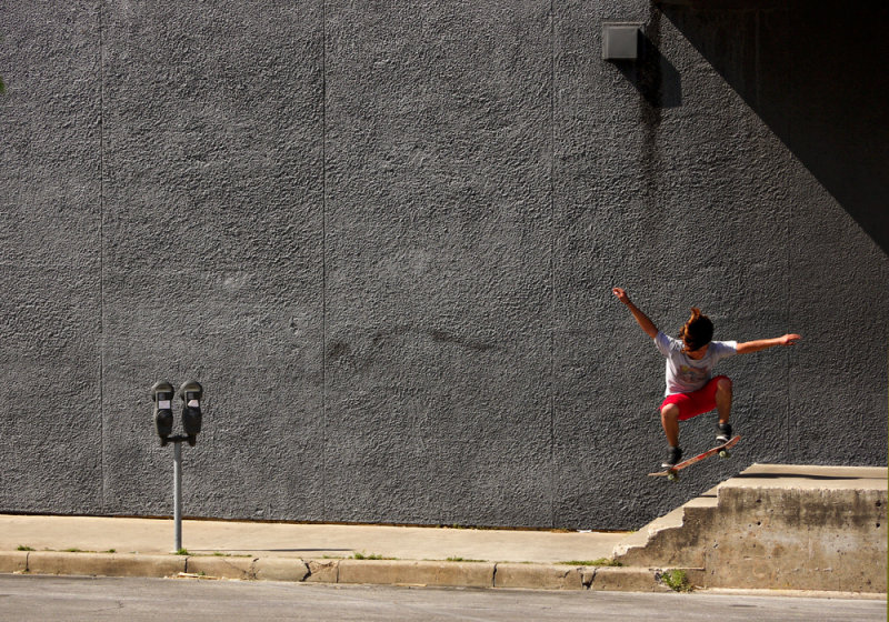 Skateboarder, Austin, Texas, 2009