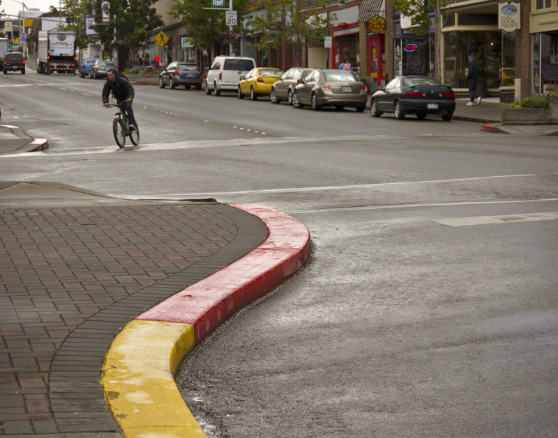 Cyclist, Port Angeles, Washington, 2009