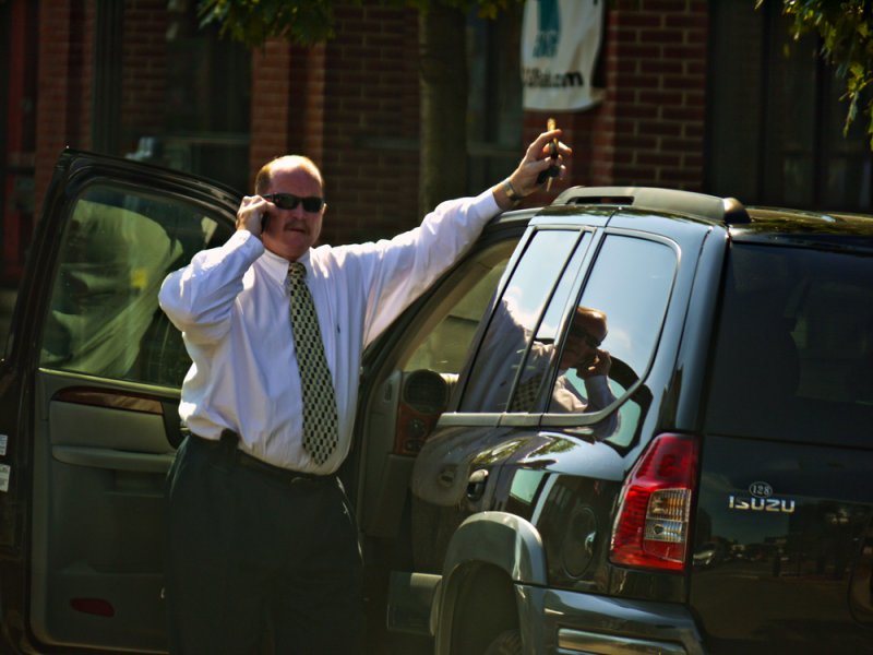 Roadside call, Salem, Massachusetts, 2009