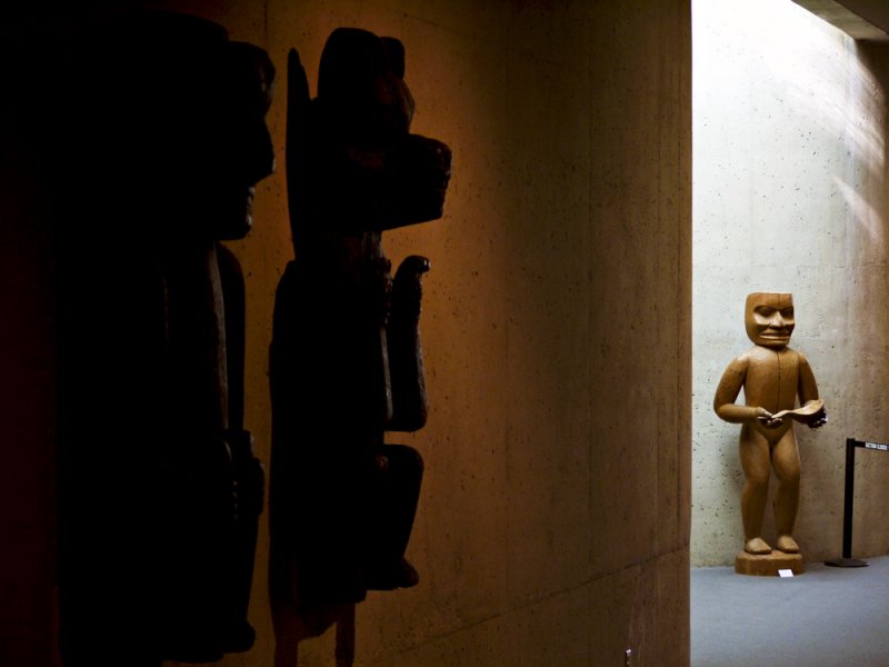 Carvings, Museum of Anthropology, Vancouver, Canada, 2009