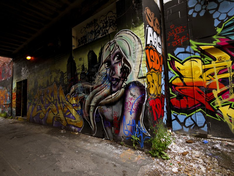 Graffiti Alley, Toronto, Canada, 2009