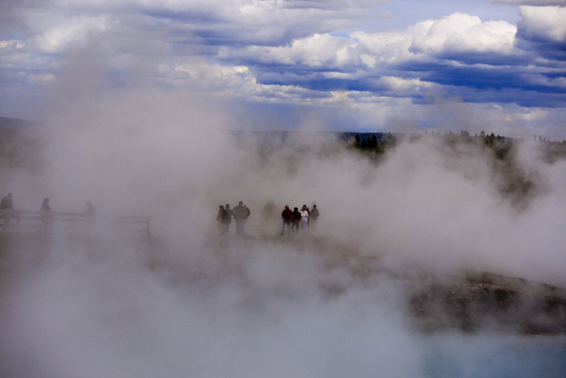 Hot springs, Yellowstone National Park, Wyoming, 2010