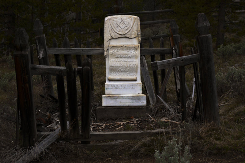 Still Standing, Cemetery, Bonanza, Idaho, 2010