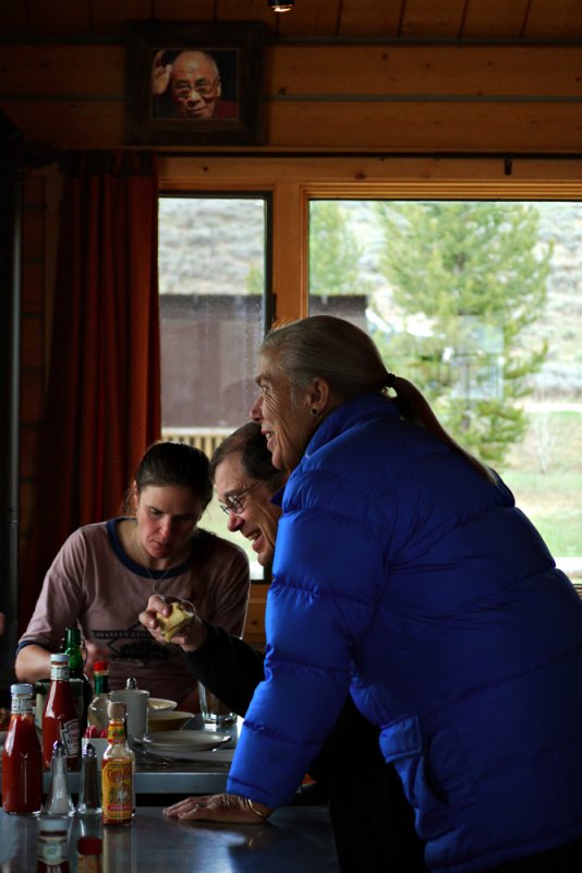 Breakfast with the Dalai Lama, Stanley, Idaho, 2010