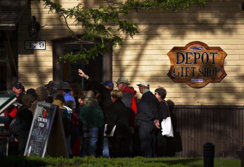 Im over here, Depot, Durango, Colorado, 2010