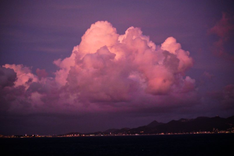 Dusk, St. Martin, French West Indies, 2011