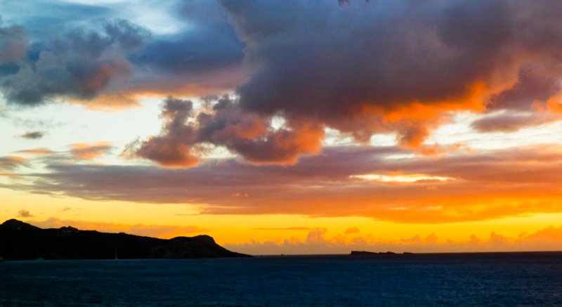 Dawn of a new year, St. Barts, French West Indies, 2011