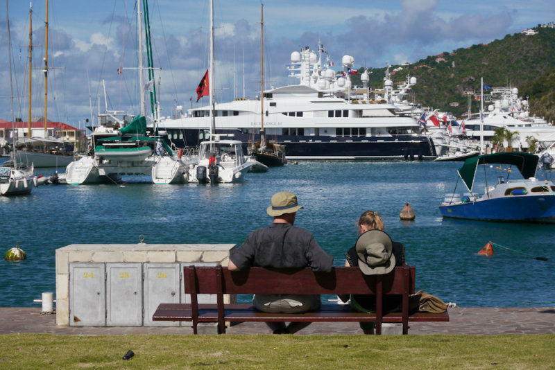 Taking a rest, St. Barts, French West Indies, 2011