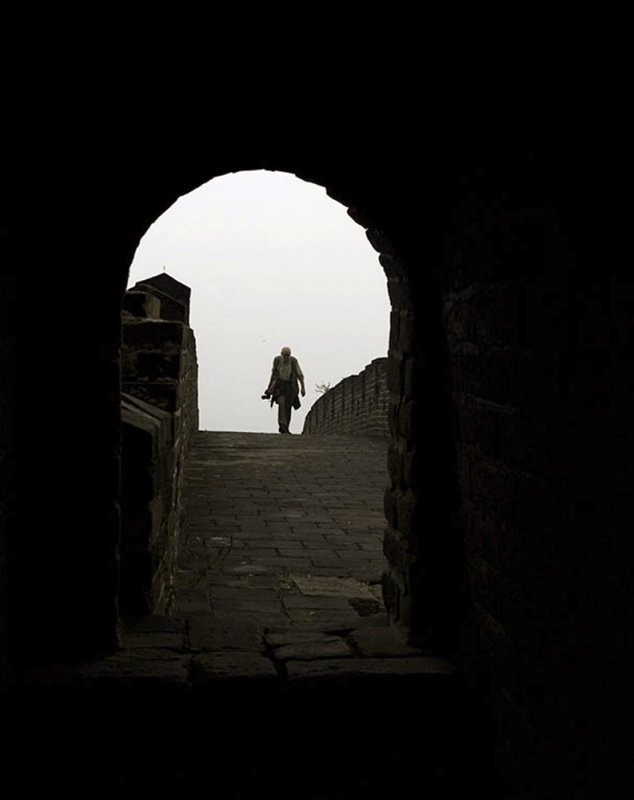 On the Great Wall, by Tim May, Mutianyu, China, 2007