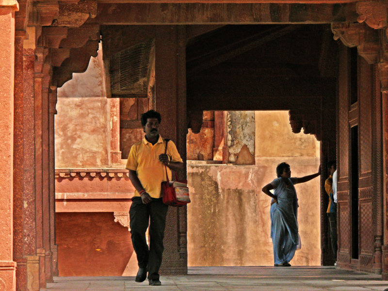 Passageway, Fatehpur Sikri, India, 2008