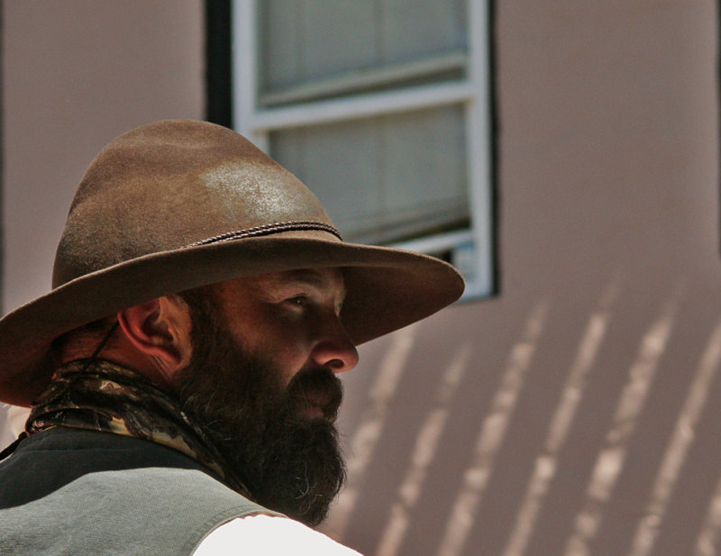 Stagecoach driver, Placerville, California, 2008