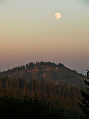 Moonrise near Mount Shasta, California, 2008