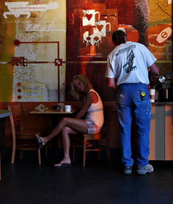 Sunrise at Starbucks, Bend, Oregon, 2008