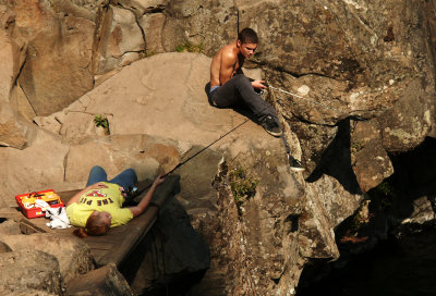 Fishing, Lower Falls, McCloud River, California, 2008