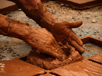 Making bricks, Tozeur, Tunisia, 2008