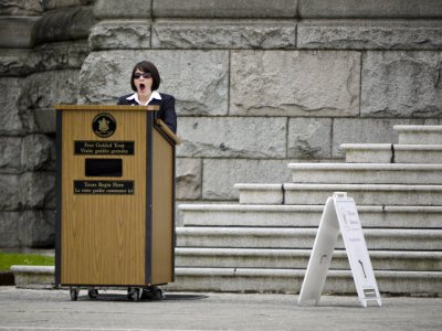 Tour guide, Victoria, British Columbia, 2009