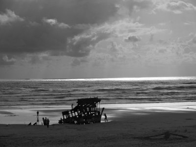 Wreck of the Peter Iredale, Fort Stevens State Park, Oregon, 2009