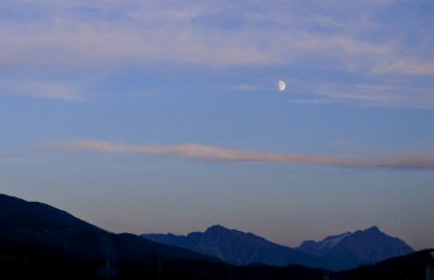 Moonrise, Jasper National Park, Canada, 2009